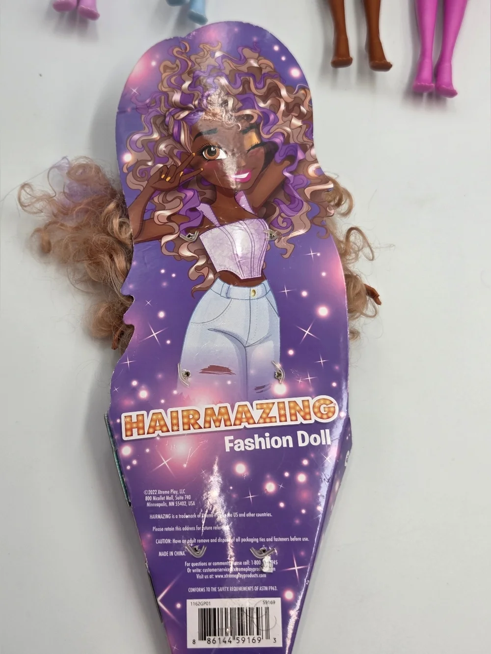 Hairmazing Fashion Doll Lot of 6 Just Play Rainbow Hair # 1 New In Package‎
